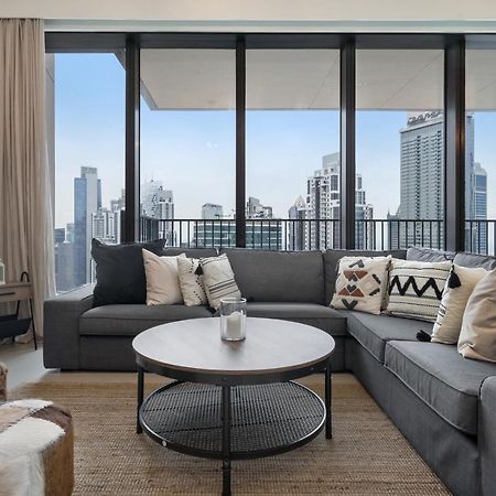 Breathtaking City Views From Dt Apt With Terrace Dubai Exterior foto